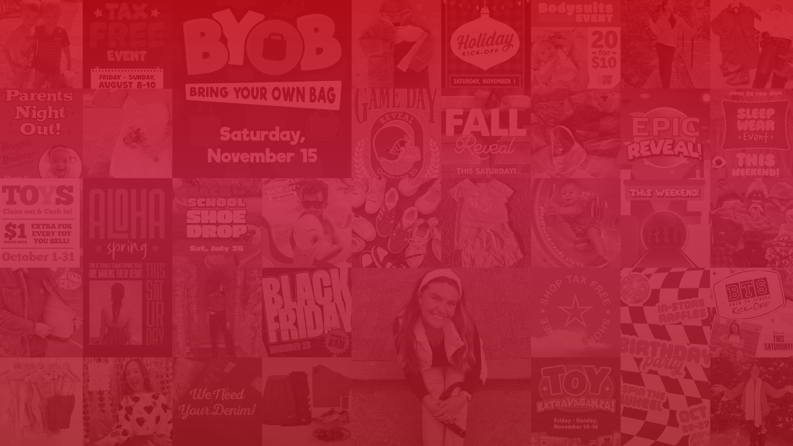 Marketing Collage Background